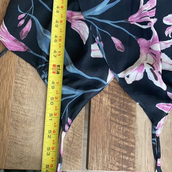 Astr Lily Floral Strappy Criss Cross Maxi Dress - Picture 9 of 9